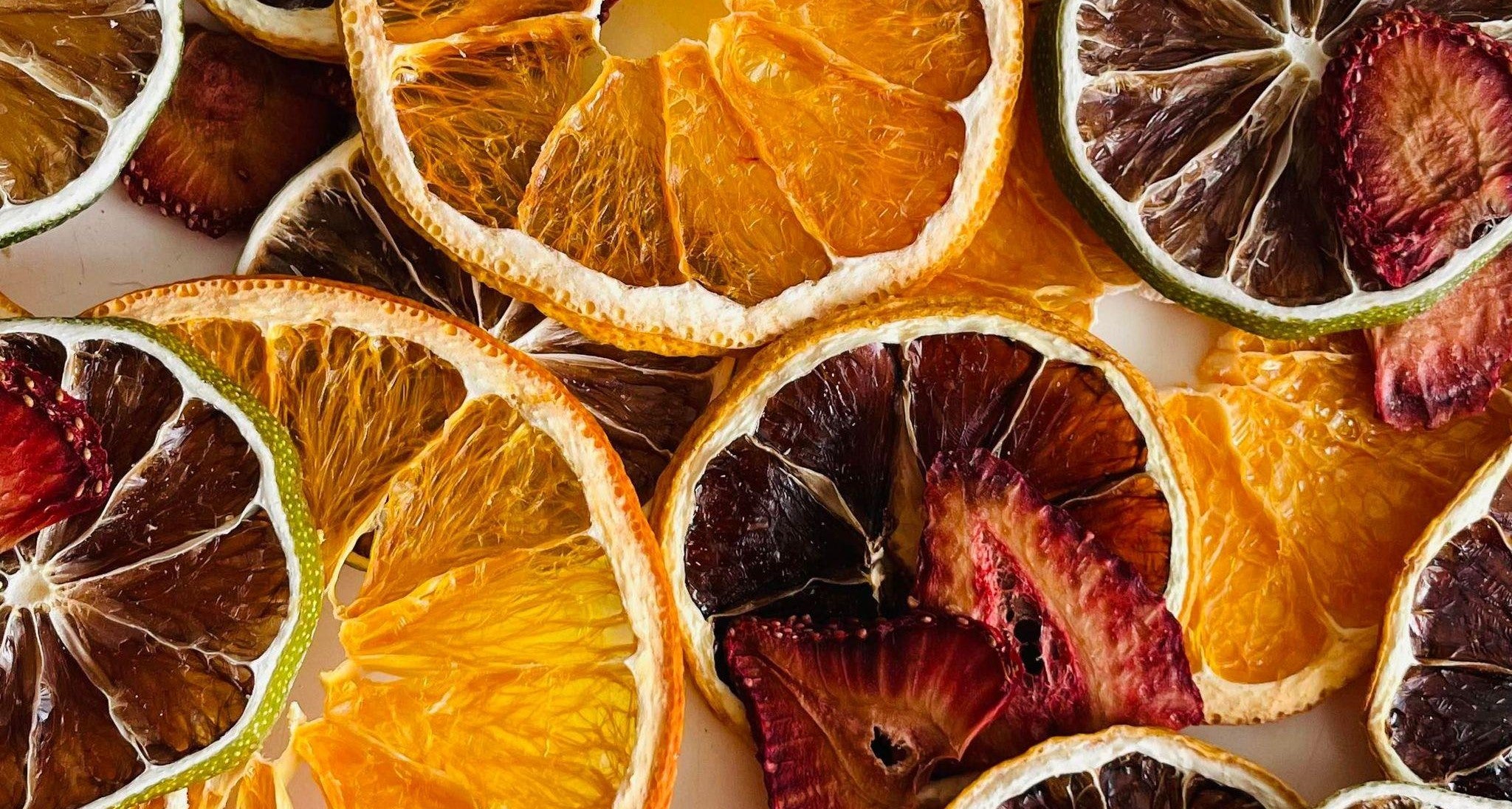 Dehydrated Fruit Varieties Close Up